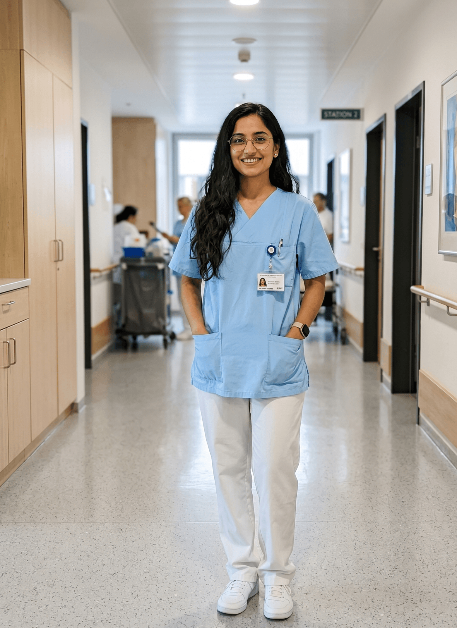 Nurses in a German clinical setting